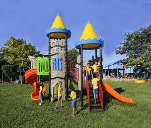 Outdoor playground in Saint Dominic